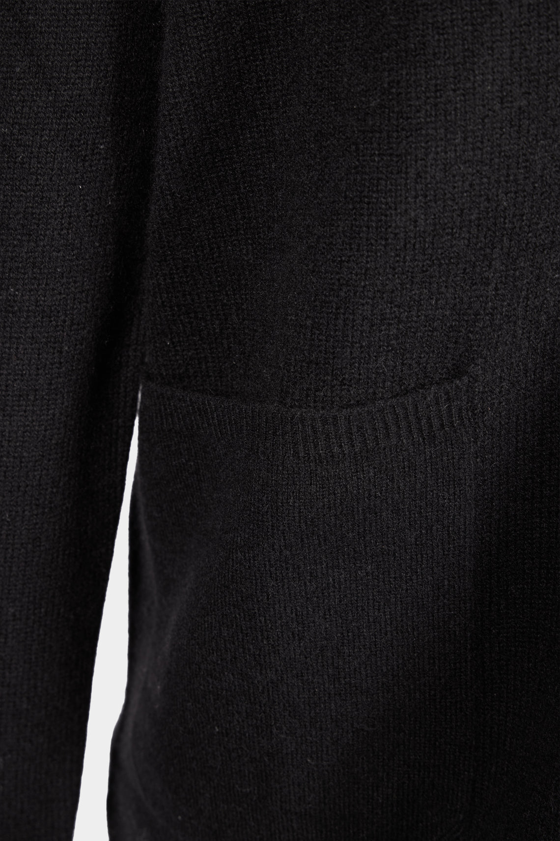 Denis Colomb - Cashmere Boyfriend Cardigan | Size: S - Black - ABASK