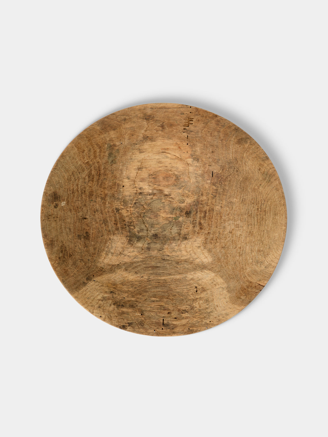 Iida Woodturning - Hand-Turned Oak Earth-Finish Bowl - Brown - ABASK