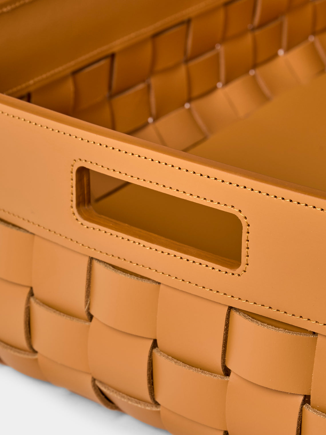 Riviere - Barcelona Water-Resistant Leather Large Basket - Tan - ABASK