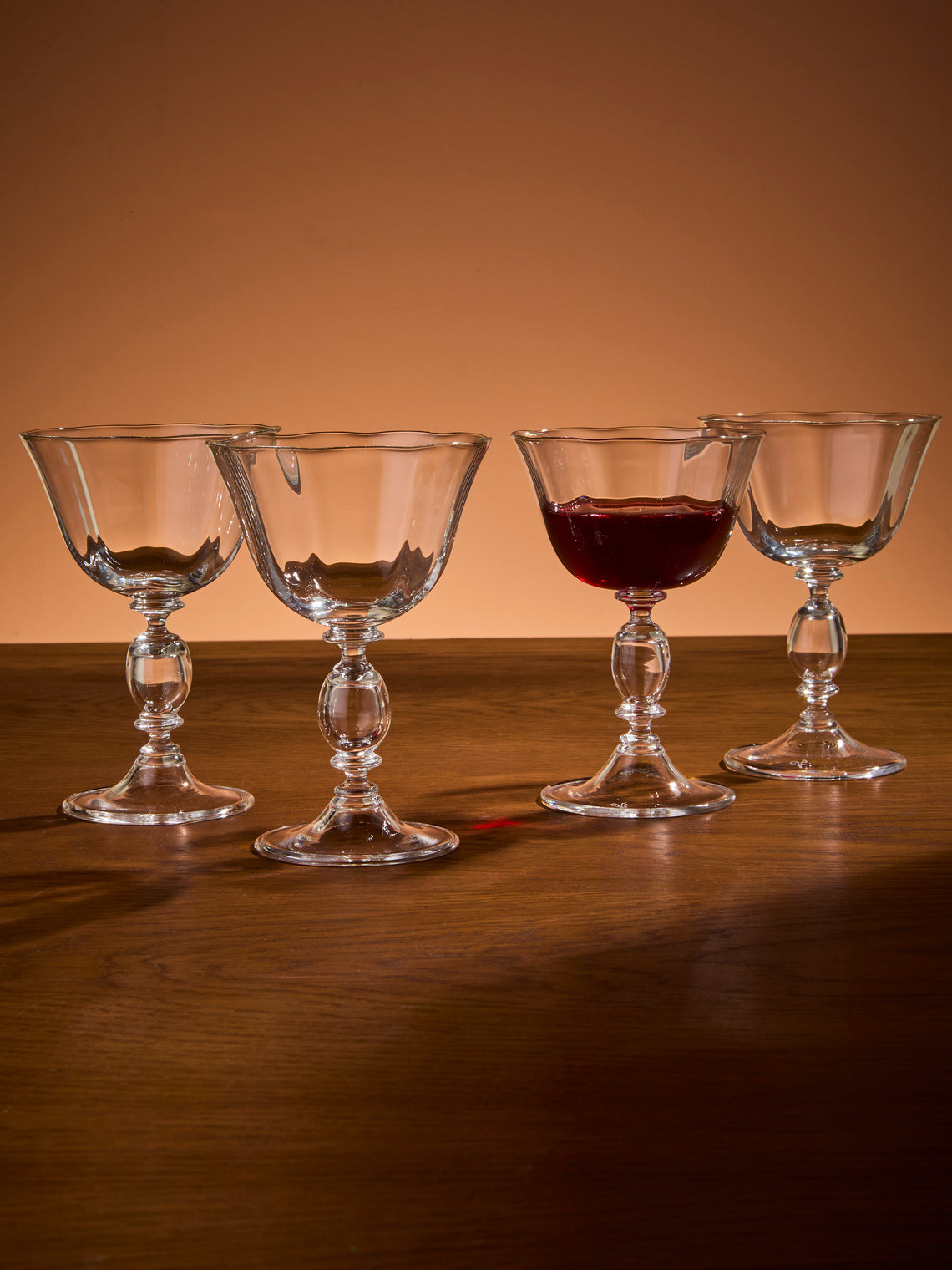 Akua Objects - Alban Crystal Red Wine Glasses (Set of 4) - Clear - ABASK