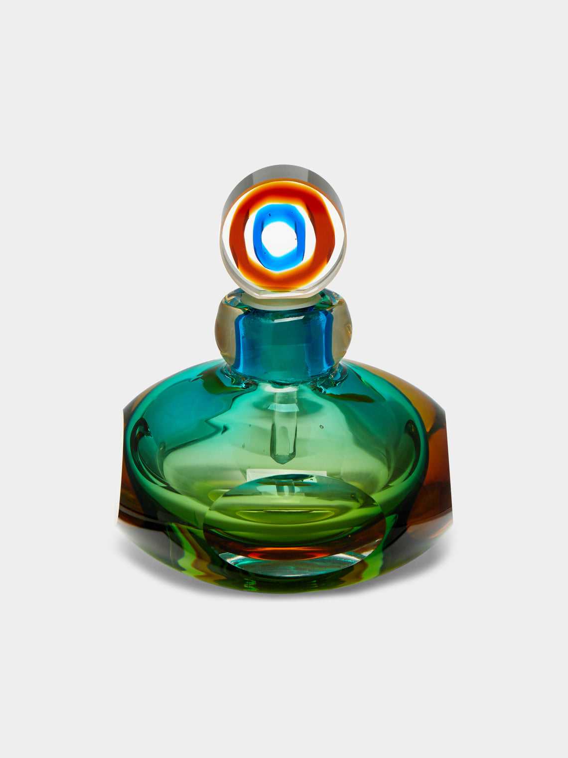 Antique and Vintage - Late 20th Century Sommerso Vetri Murano Perfume Bottle -  - ABASK - 