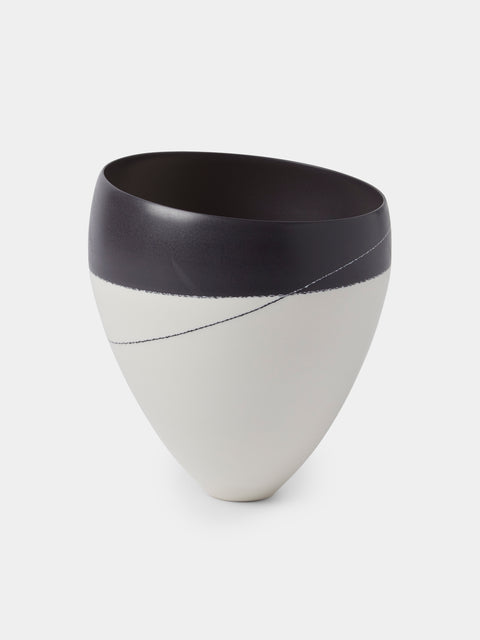 Paul James Ceramics - Fractured Reality Hand-Thrown Ceramic Bowl - White - ABASK - 