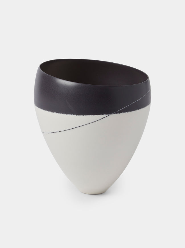 Paul James Ceramics - Fractured Reality Hand-Thrown Ceramic Bowl - White - ABASK - 