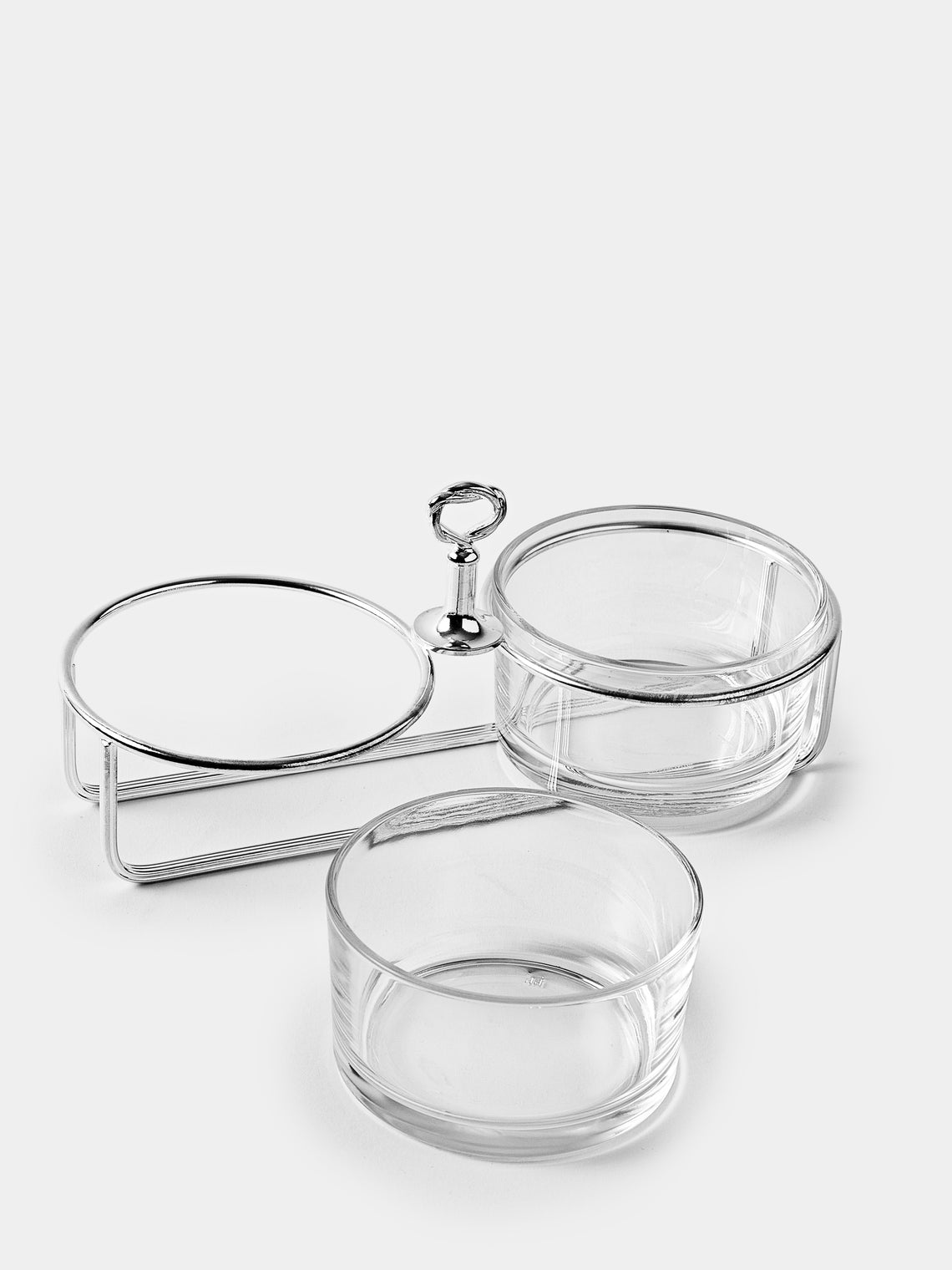 Greggio - Villa Pisani Silver-Plated Double Jam Pot - Silver - ABASK