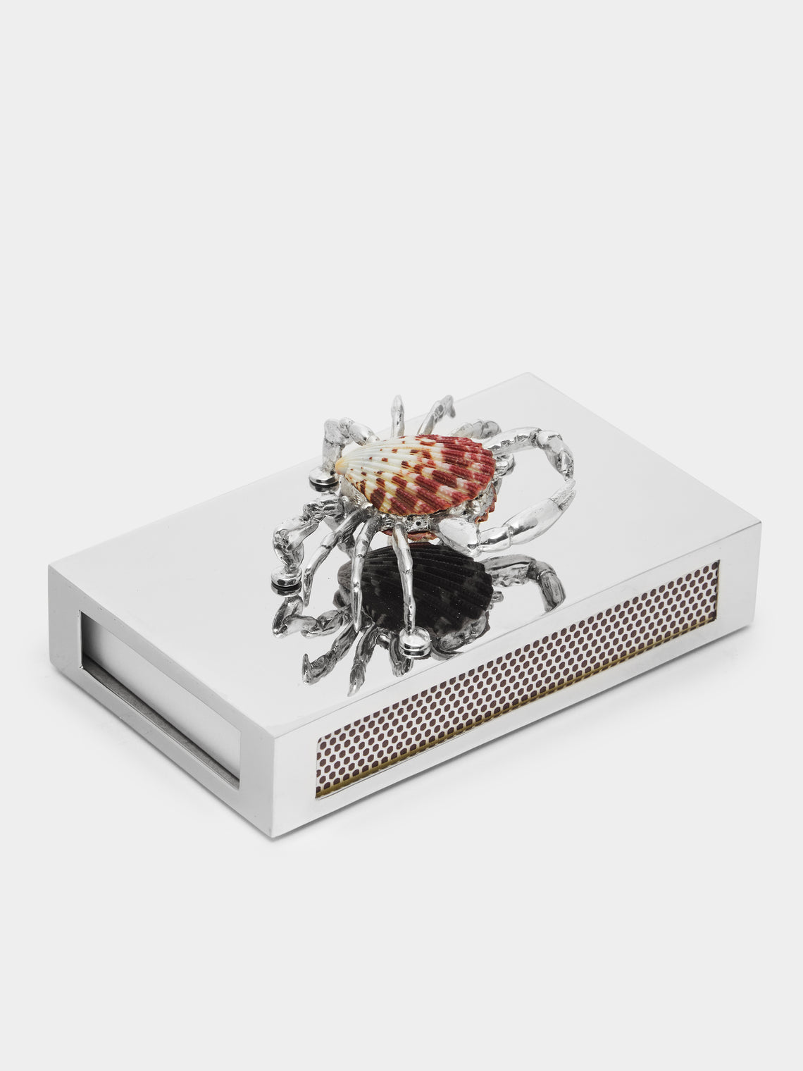 Objet Luxe - Silver-Plated and Shell Matchbox Cover -  - ABASK