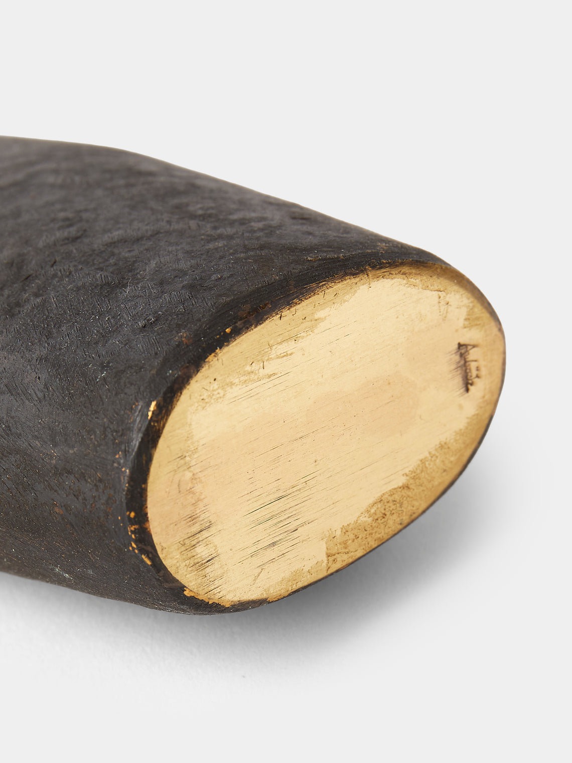 Carl Auböck - Brass Bud Vase (6.5in/16.5cm) - Black - ABASK