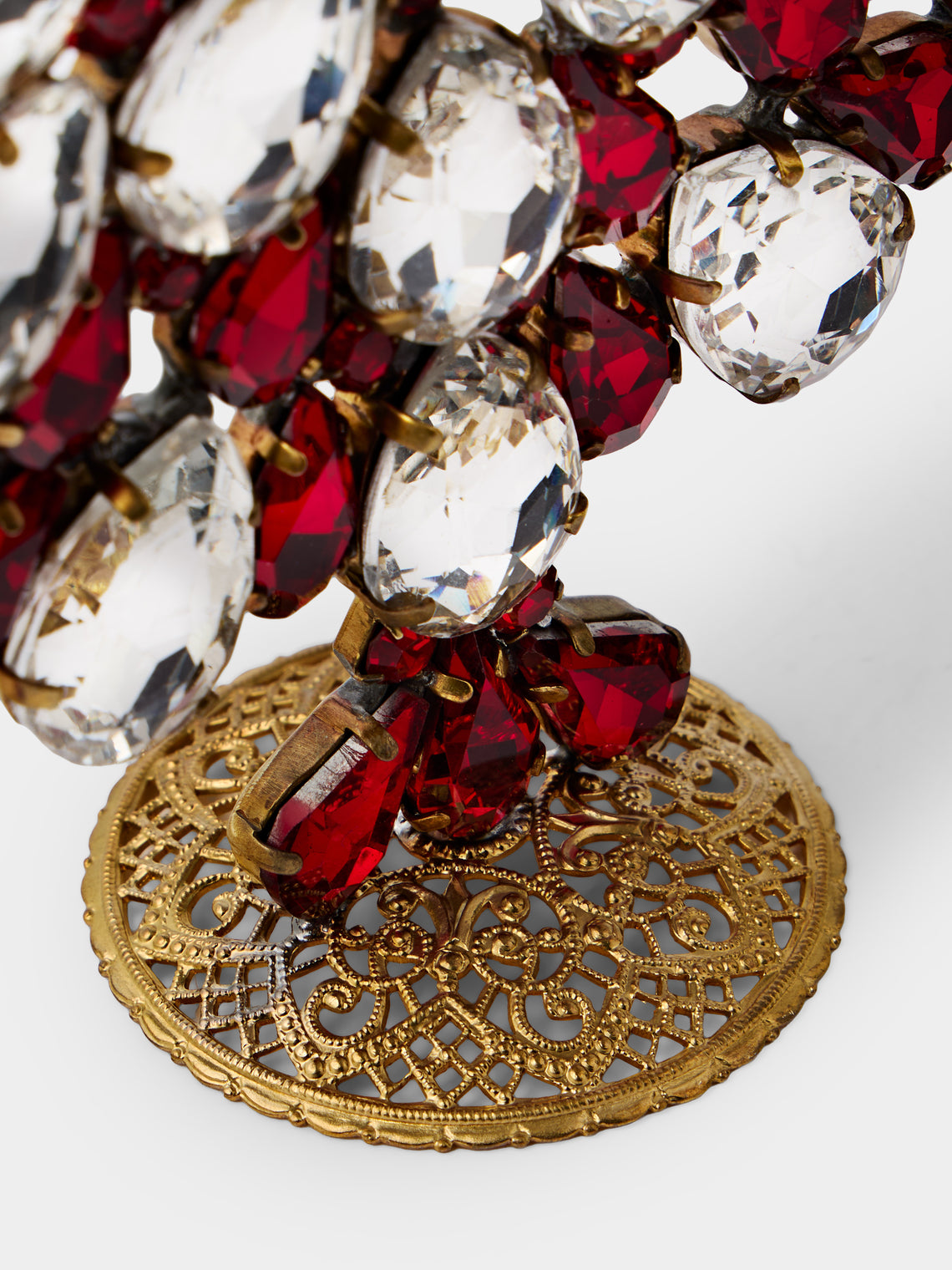 ABASK Decorations - Delightful Czech Crystal Tree - Red - ABASK