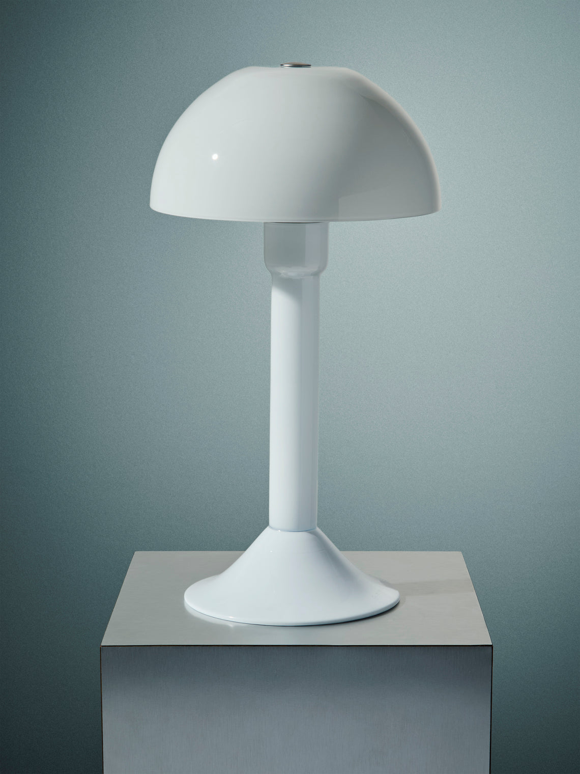 Carlo Moretti - Cupola Hand-Blown Murano Glass Table Lamp - White - ABASK