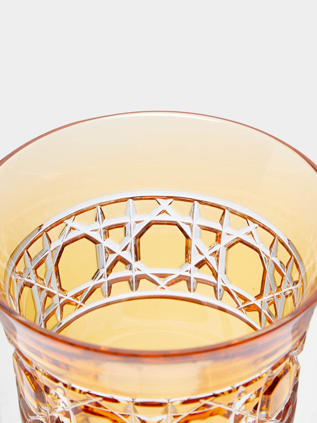 Cristallerie De Montbronn - Jacquard Hand-Blown Crystal Water Glass -  - ABASK