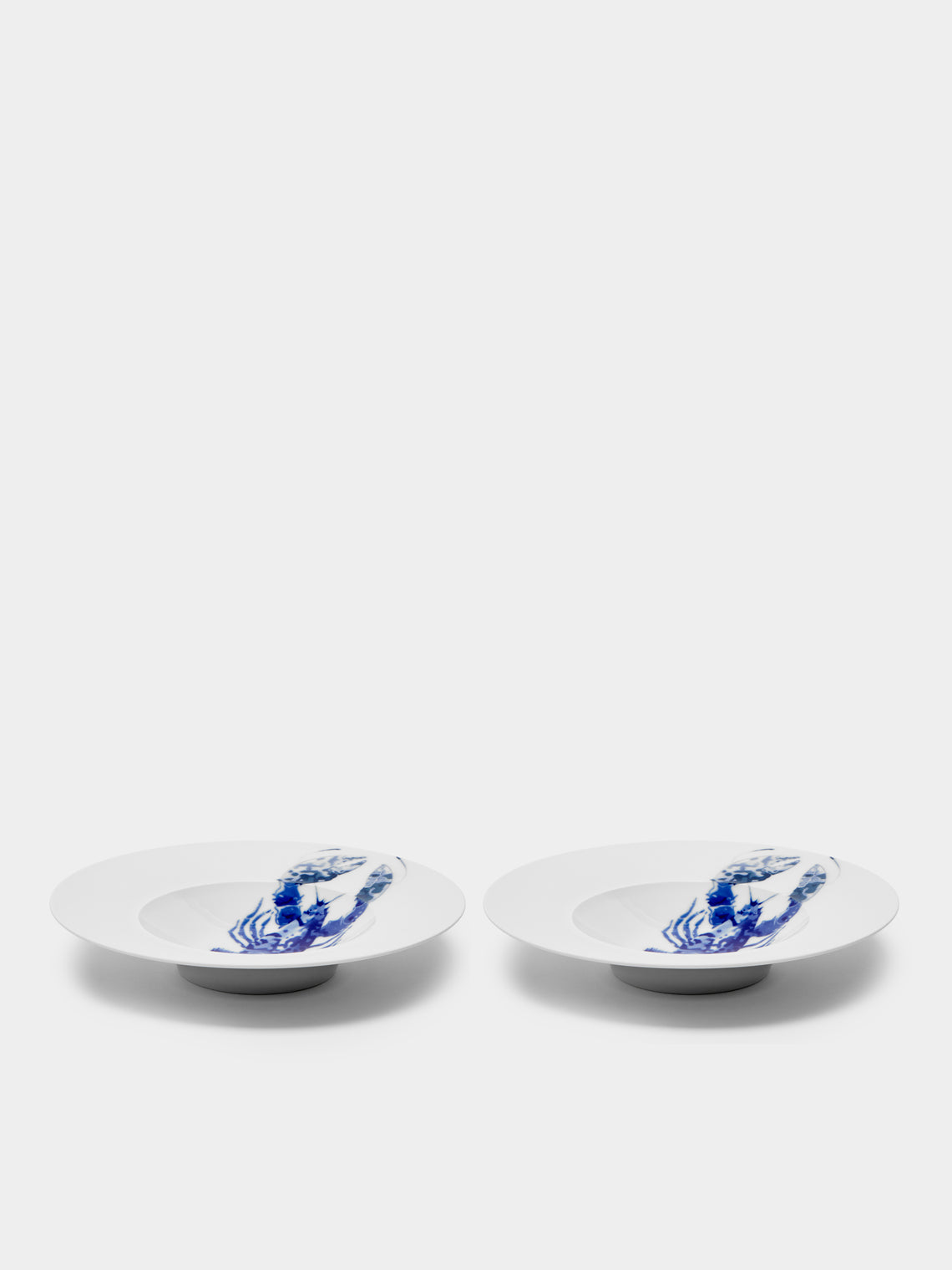 Hering Berlin - Ocean Porcelain Pasta Bowls (Set of 2) - White - ABASK