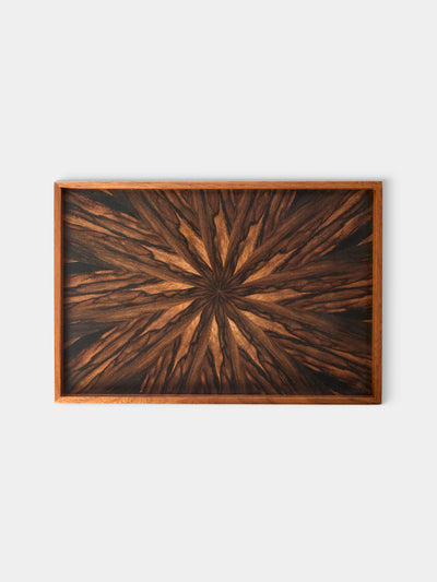 Mori Kougei - Ebony Tray (10in/25cm) - Brown - ABASK - 