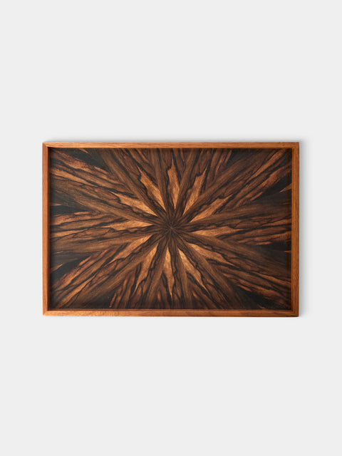 Mori Kougei - Ebony Tray (10in/25cm) - Brown - ABASK - 