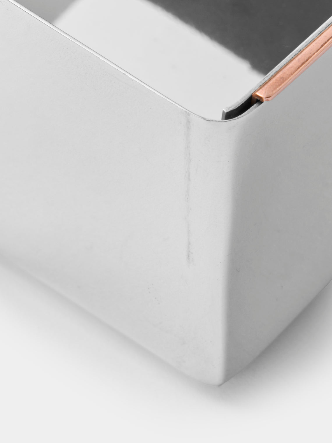 San Lorenzo - 1972 Afra and Tobia Scarpa Sterling Silver Square Box - Silver - ABASK