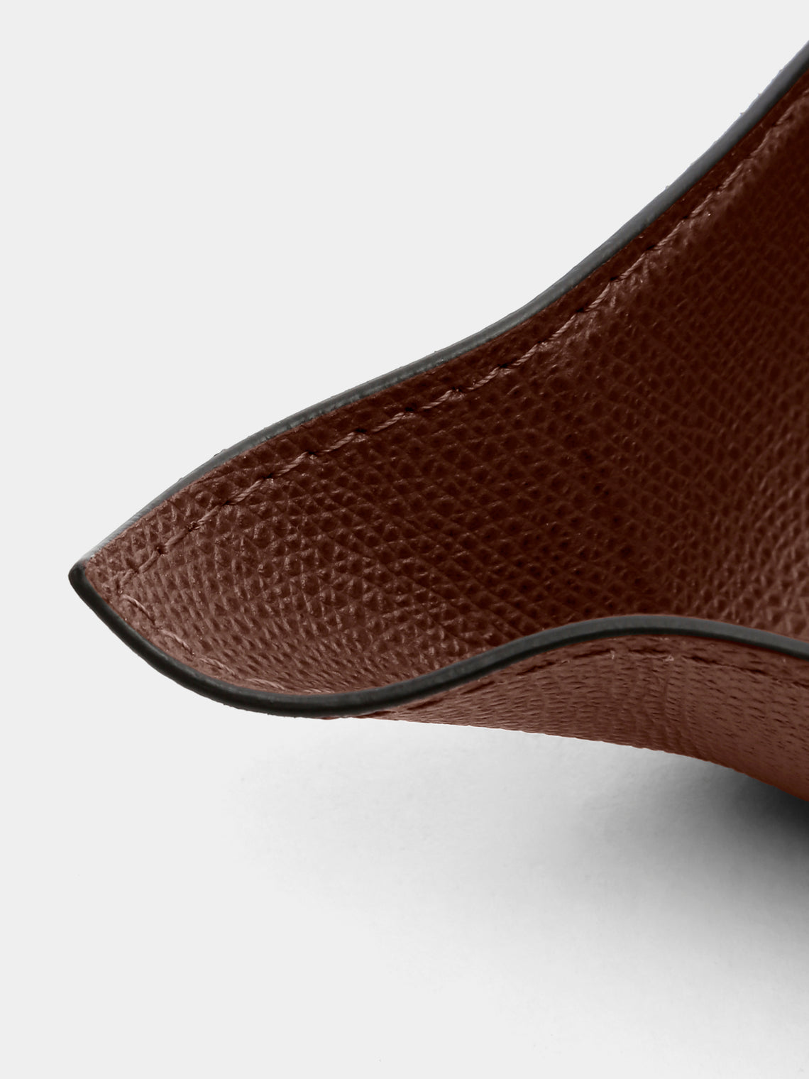 Giobagnara - Jack Leather Square Valet Tray - Brown - ABASK