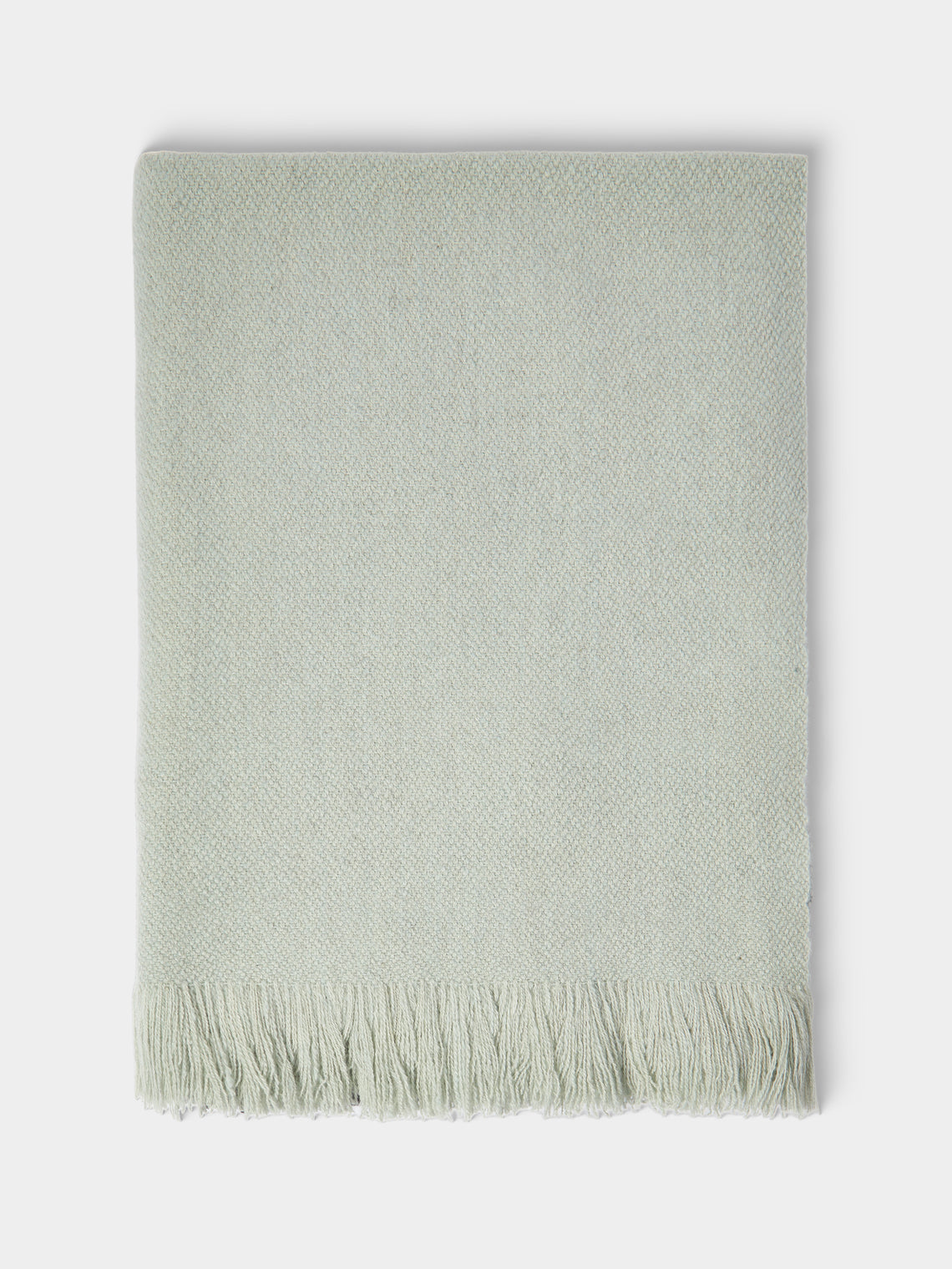 Otherways - Vichy Plaid Handwoven Yak Blanket (79in/2m) - Black - ABASK