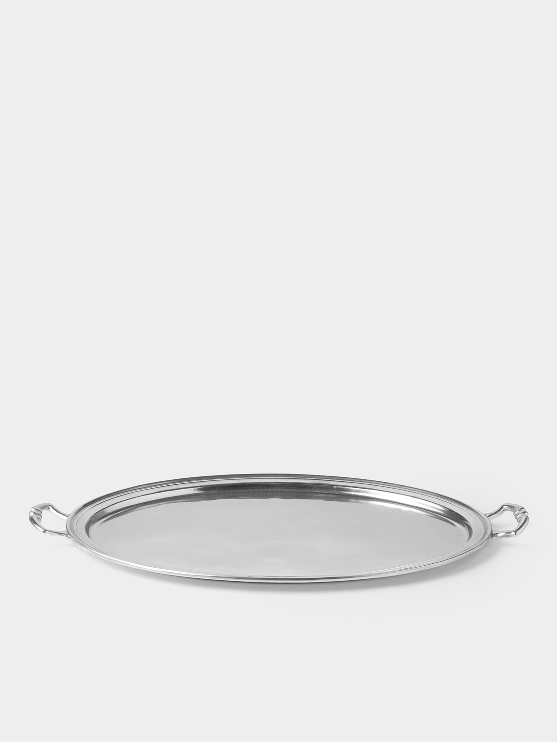 Cosi Tabellini - Pewter Tray (20.5in/52cm) - Silver - ABASK
