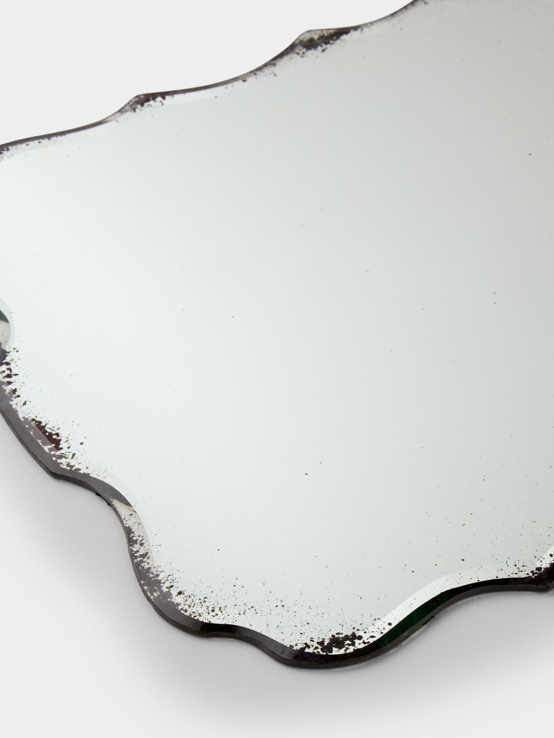 Borgo delle Tovaglie - Firenze Mirrored Glass Placemats (Set of 6 - Silver - ABASK