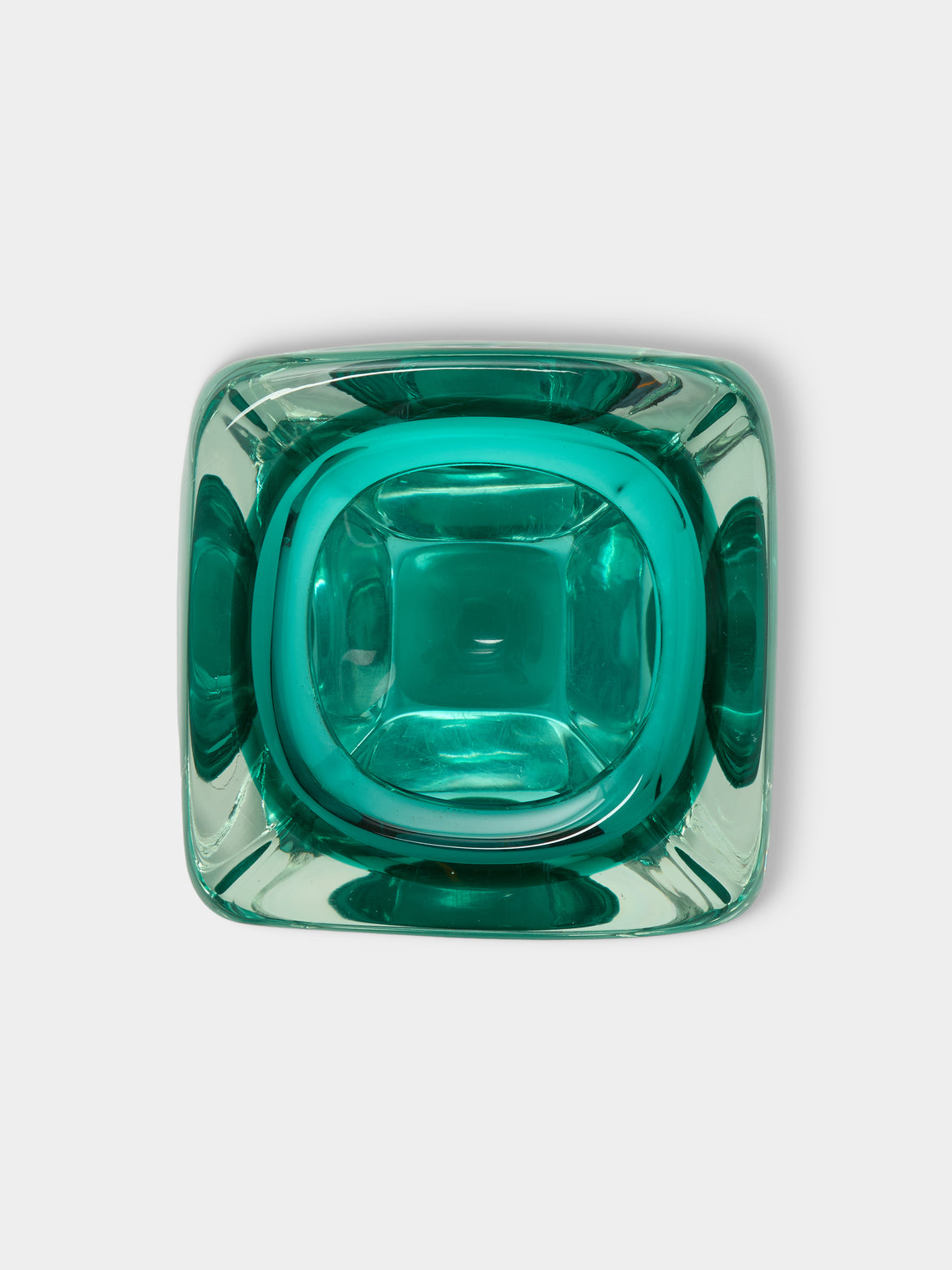 Antique and Vintage - 1970s Murano Glass Bowl - Green - ABASK