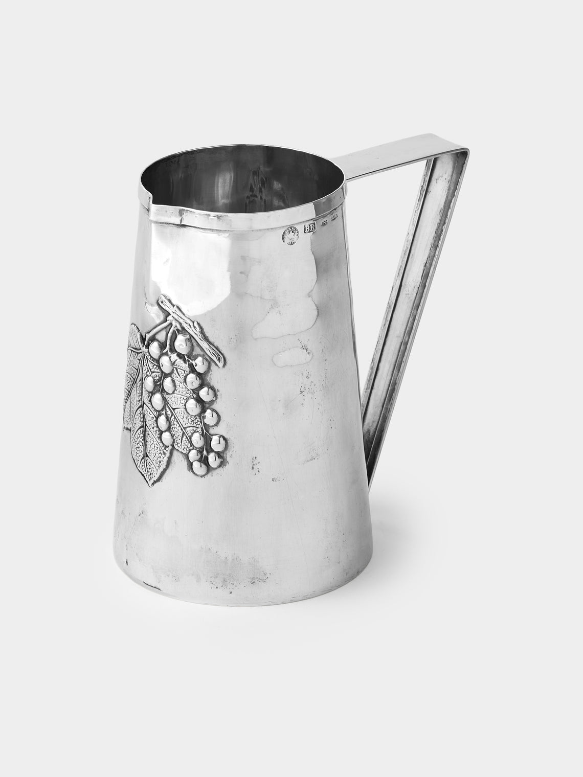 Antique and Vintage - 1969 Brandimarte Firenze Grapes Solid Silver Jug - Silver - ABASK - 