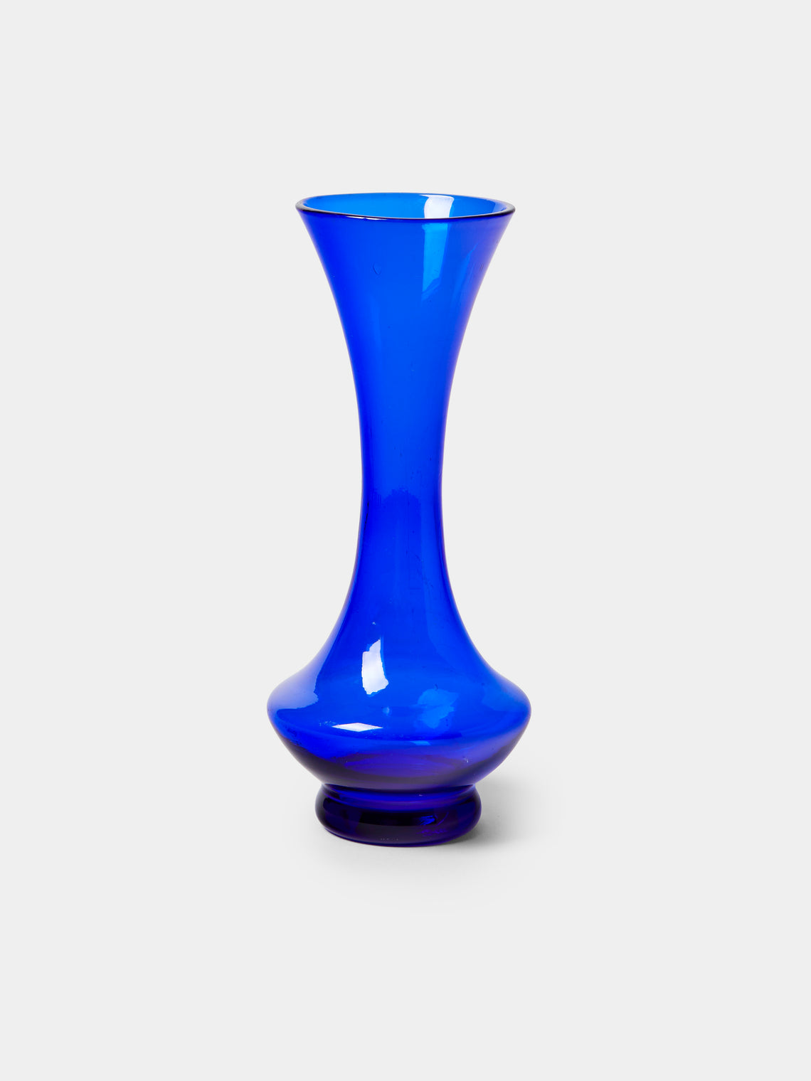 Antique and Vintage - Mid-Century Glass Bud Vases (Set of 8) - Blue - ABASK