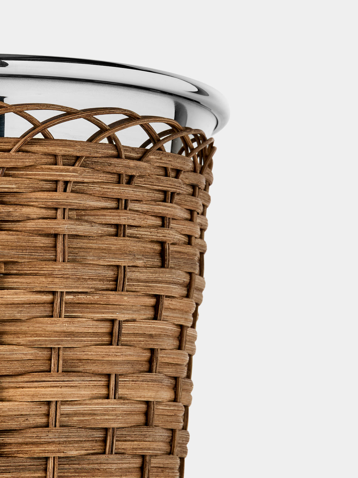 Pigment France - Menton Rattan Champagne Bucket - Brown - ABASK