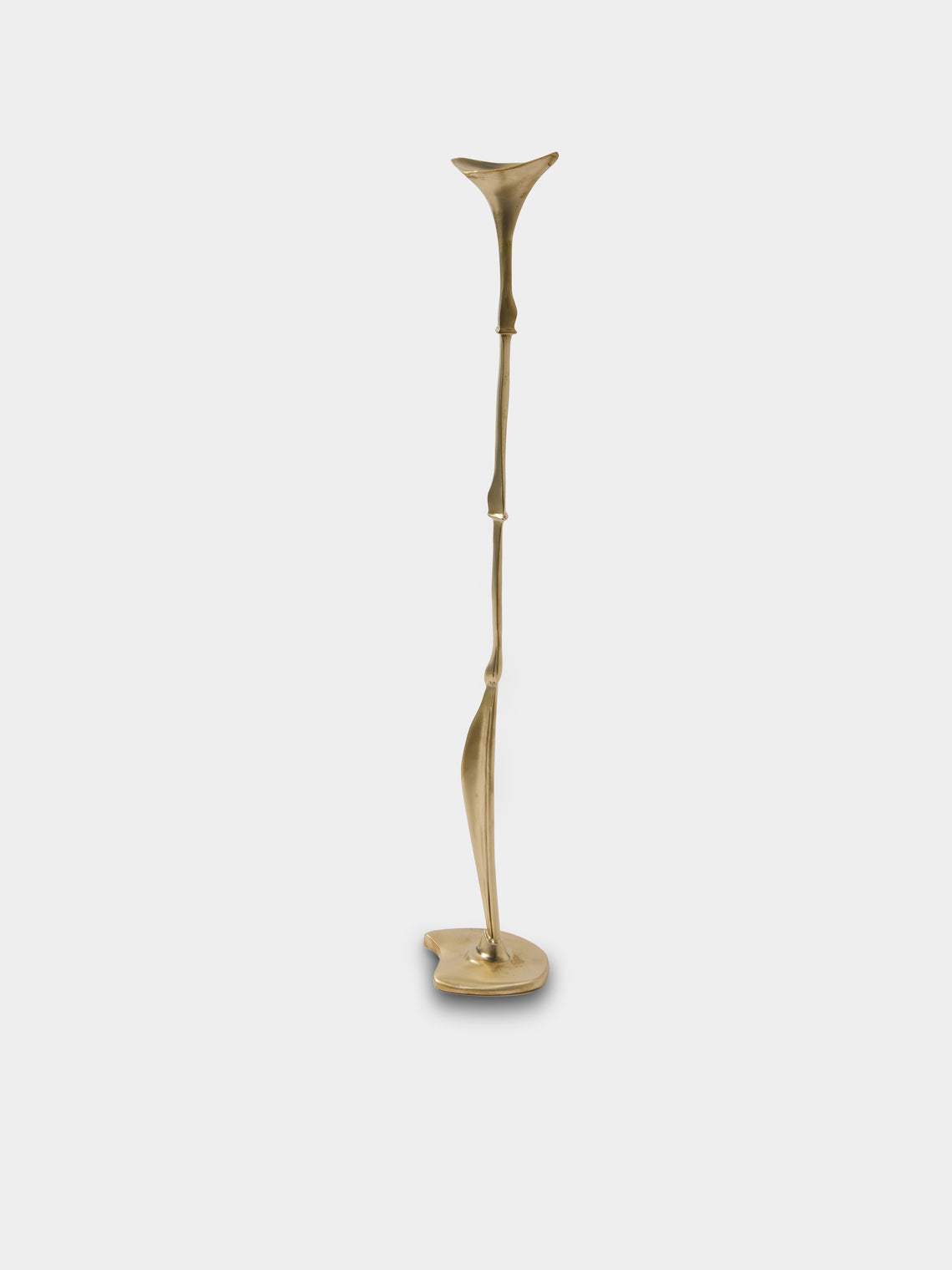 Shaha Raphael - Low Tide Fishbone Hand-Cast Brass Large Candelabra - Gold - ABASK