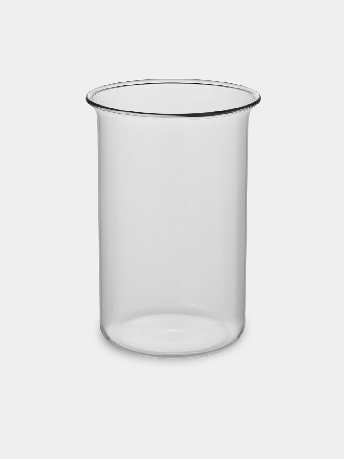 San Lorenzo - 1997 Afra and Tobia Scarpa Pure Silver and Glass Vase (8in/20.5cm) - Silver - ABASK