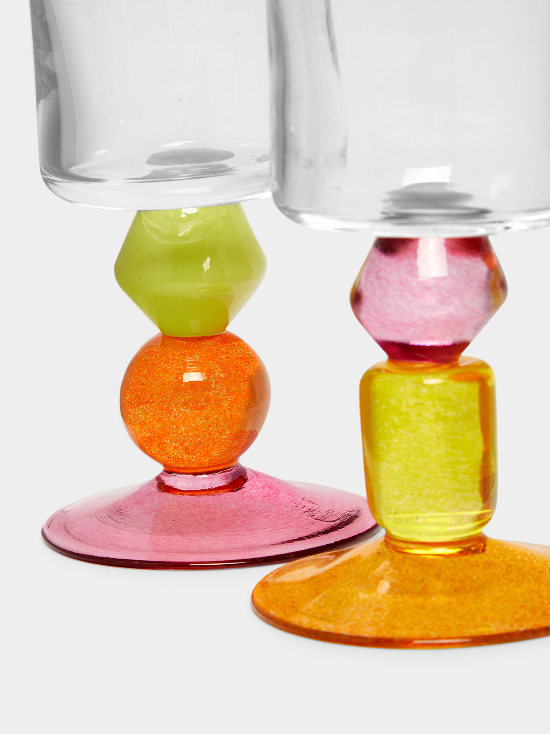 Colors of South Beach, Miami Wine Glasses, Set of 5 main image 1