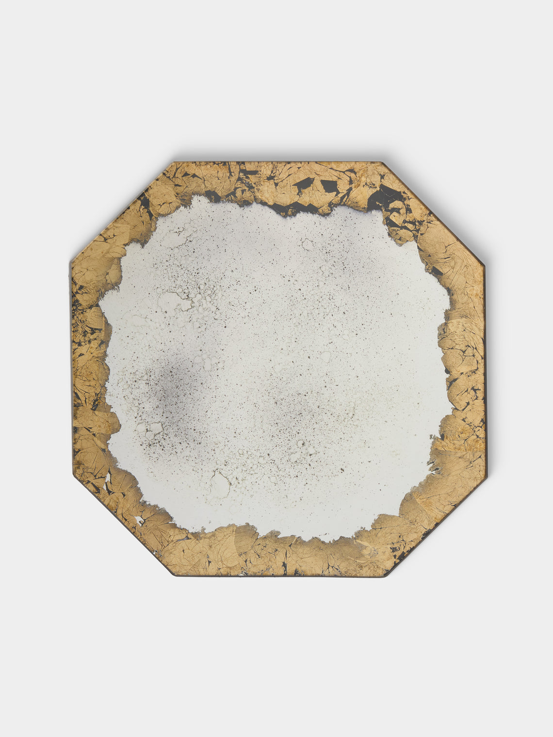 Borgo delle Tovaglie - Octo Mirrored Glass Placemats (Set of 6) - Silver - ABASK