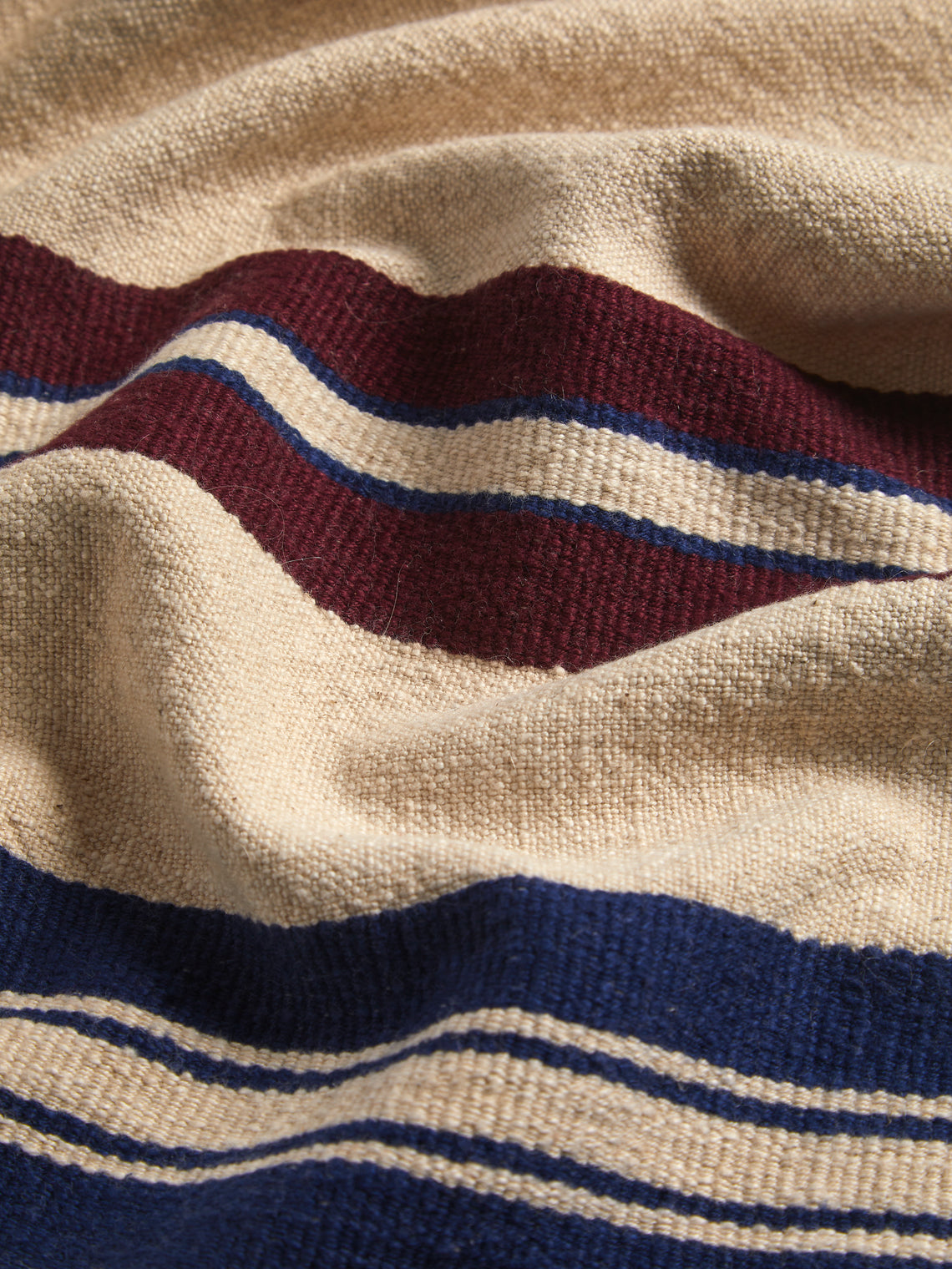 The House of Lyria - Litorale Handwoven Linen and Cotton Blanket (75in/1.9m) - Cream - ABASK