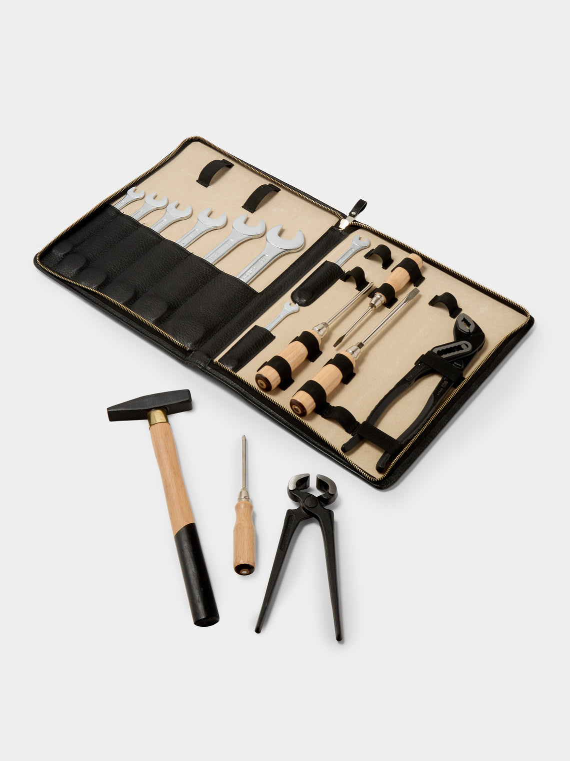 F. Hammann - Leather Large Toolkit - Black - ABASK