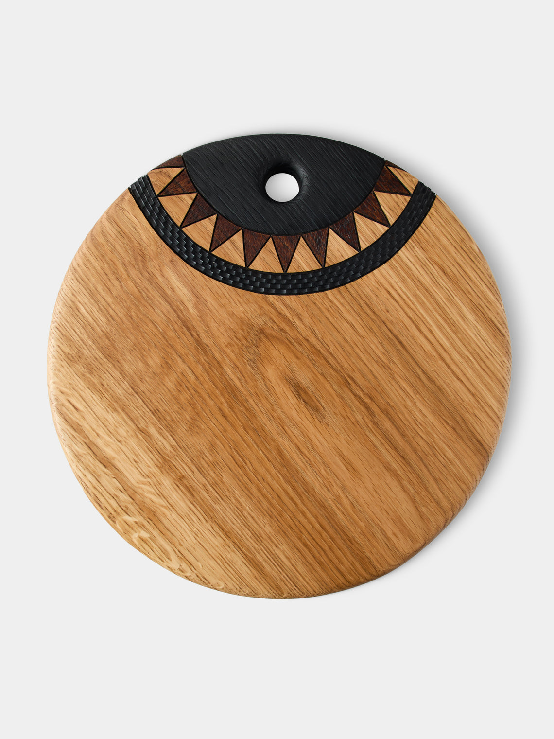 Lucas Castex - Hand-Carved Oak Serving Board - Natural - ABASK - 