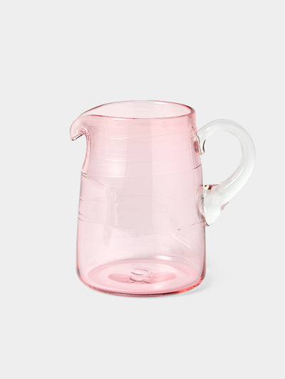 Michael Ruh - Spring Fade Hand-Blown Glass Pitcher - Pink - ABASK - 