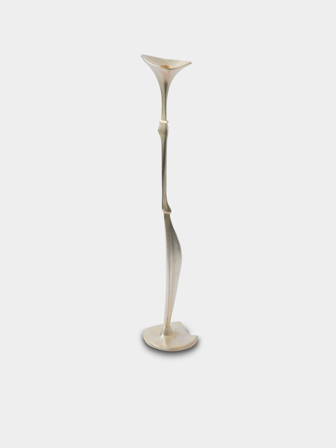 Shaha Raphael - Low Tide Fishbone Hand-Cast Brass Medium Candelabra - Metallic - ABASK - 