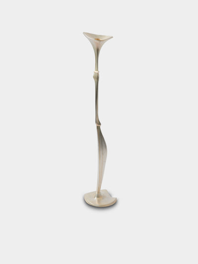 Shaha Raphael - Low Tide Fishbone Hand-Cast Brass Medium Candelabra - Metallic - ABASK - 