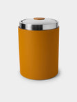 RUDI - Perry Leather Lidded Wastepaper Bin - Tan - ABASK - 