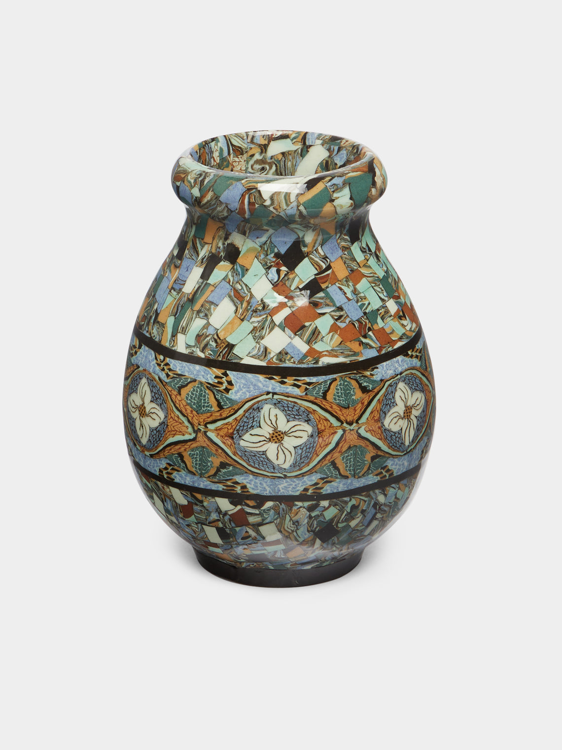 Antique and Vintage - 1950s Jean Gerbino Vallauris Ceramic Vase -  - ABASK - 