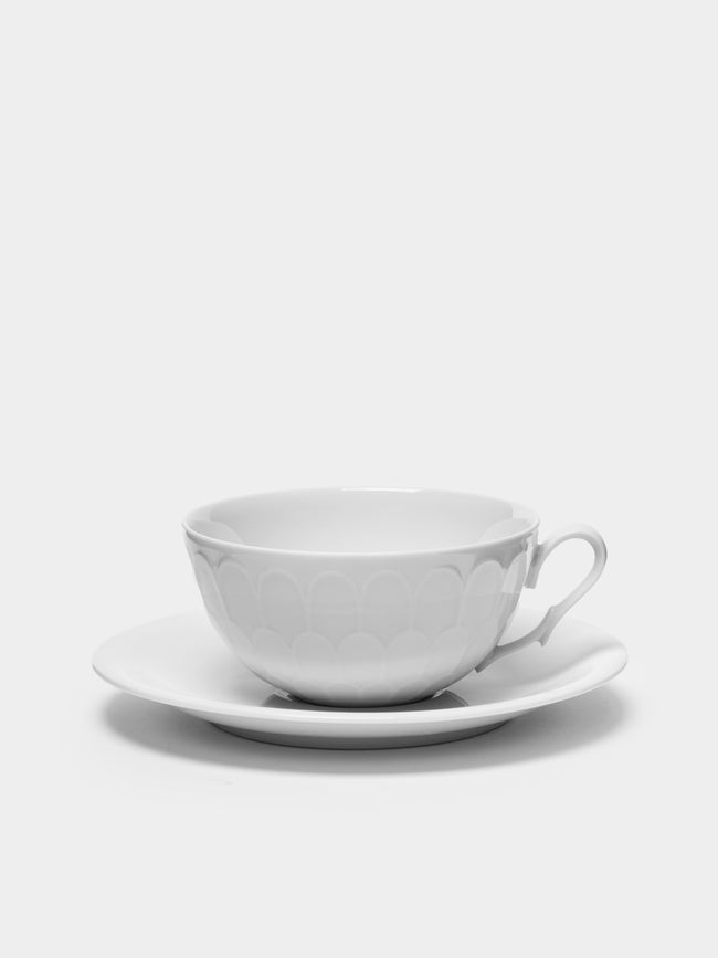 Augarten - 1929 Josef Hoffmann Atlantis Porcelain Teacup and Saucer -  - ABASK - 