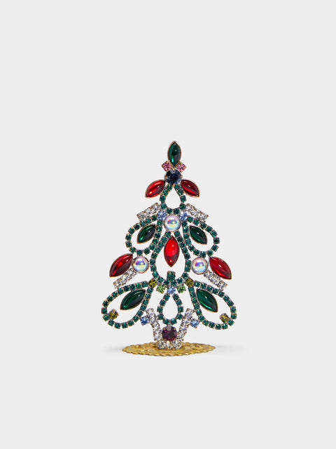 Antique and Vintage - 1930s Czech Gablonzer Jewelled Small Christmas Tree -  - ABASK - 