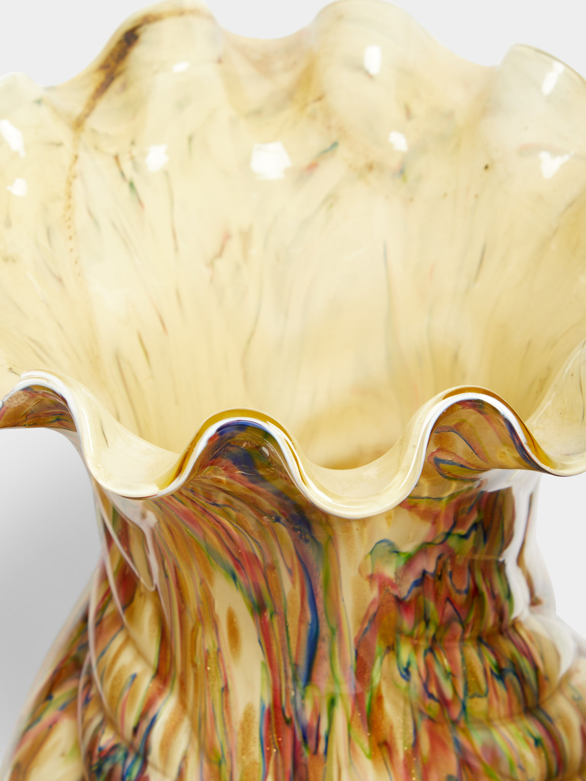 Antique and Vintage - 1950s Confetti Murano Glass Vase -  - ABASK