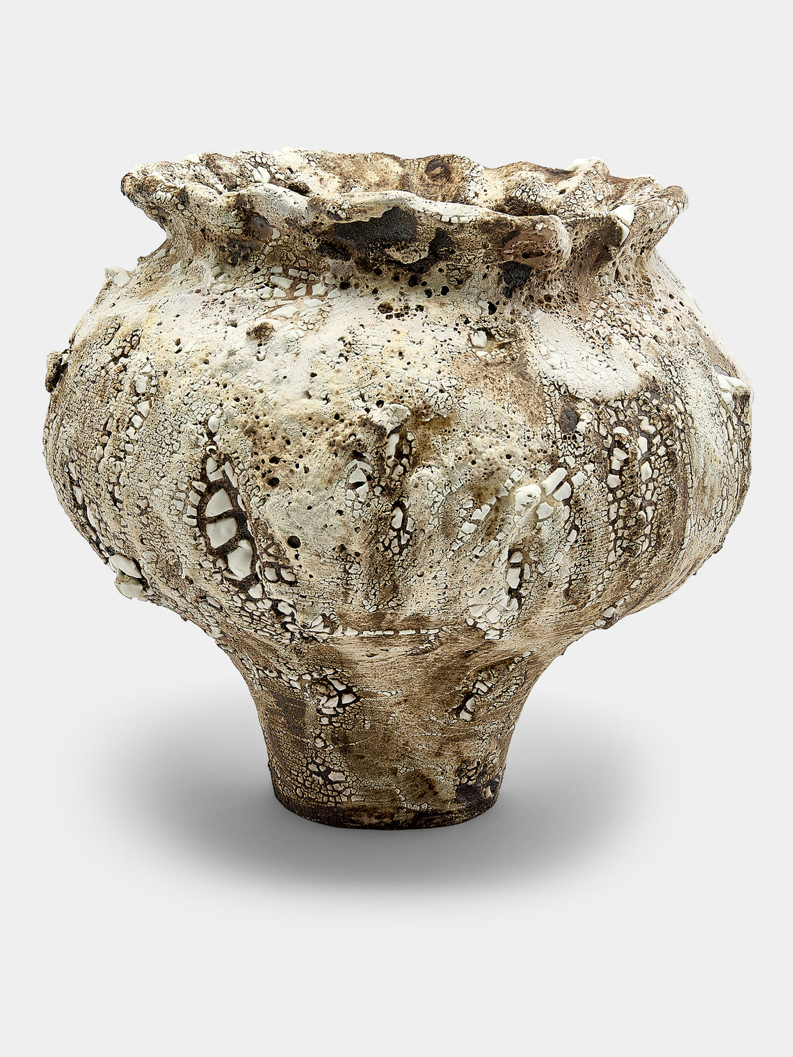 SWAY Ceramics - Poppy II Stoneware Vase - Brown - ABASK - 