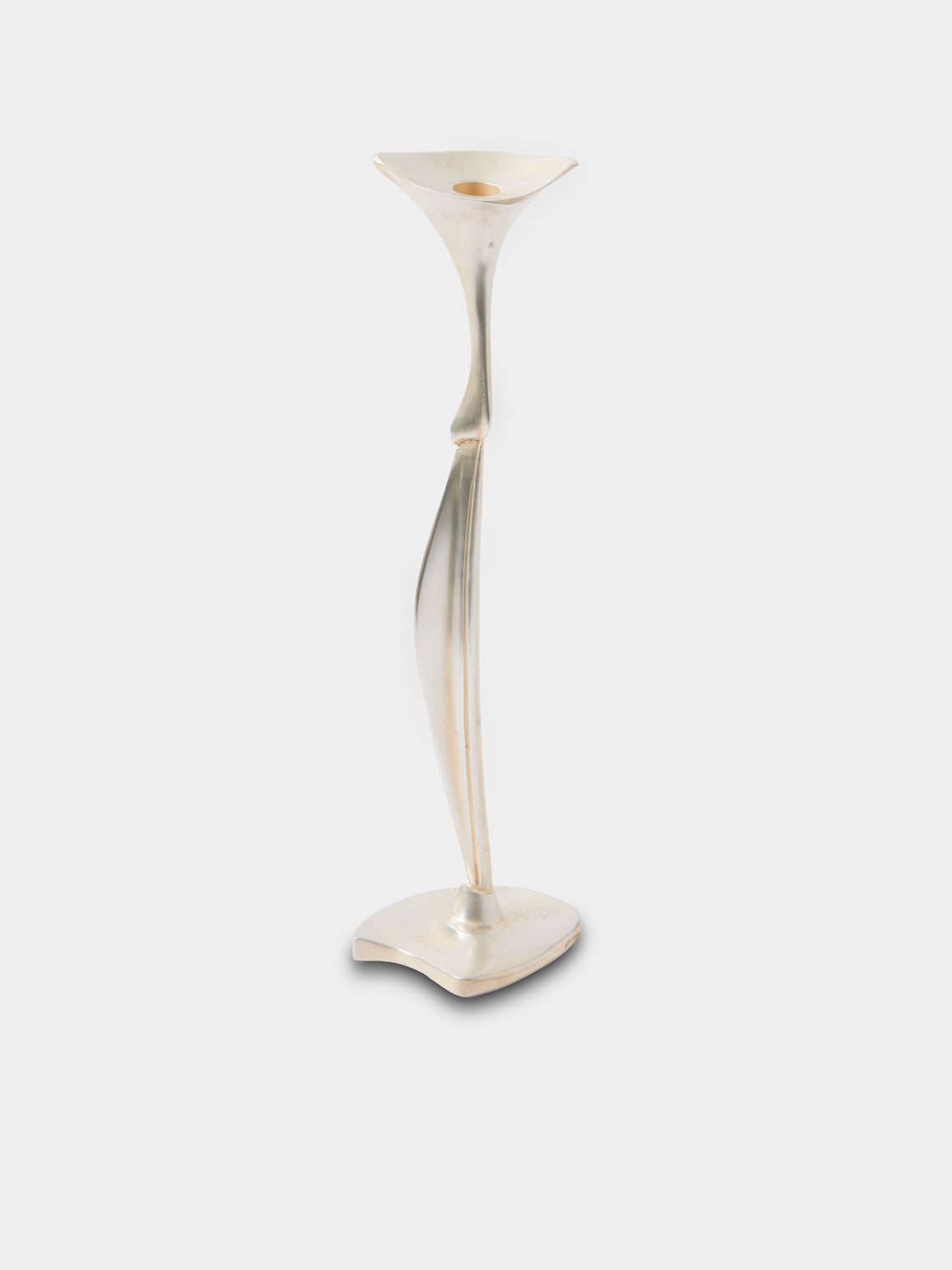 Shaha Raphael - Low Tide Fishbone Hand-Cast Brass Small Candelabra - Metallic - ABASK