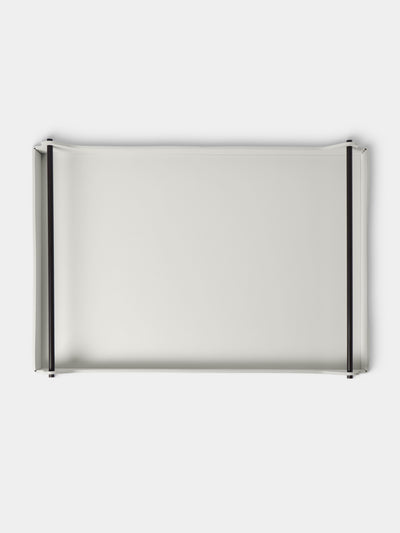 RUDI - Circuit Leather Tray (24in/60.5cm) - White - ABASK - 