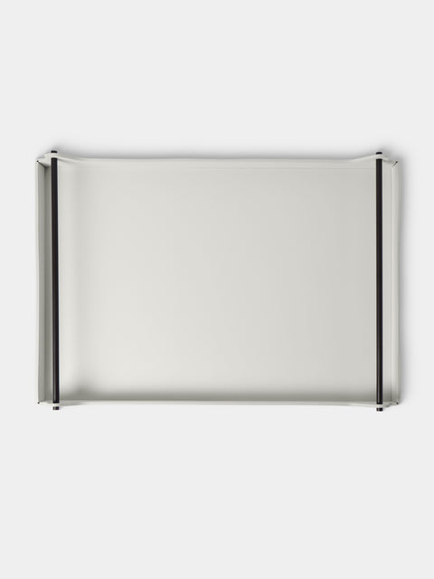 RUDI - Circuit Leather Tray (24in/60.5cm) - White - ABASK - 
