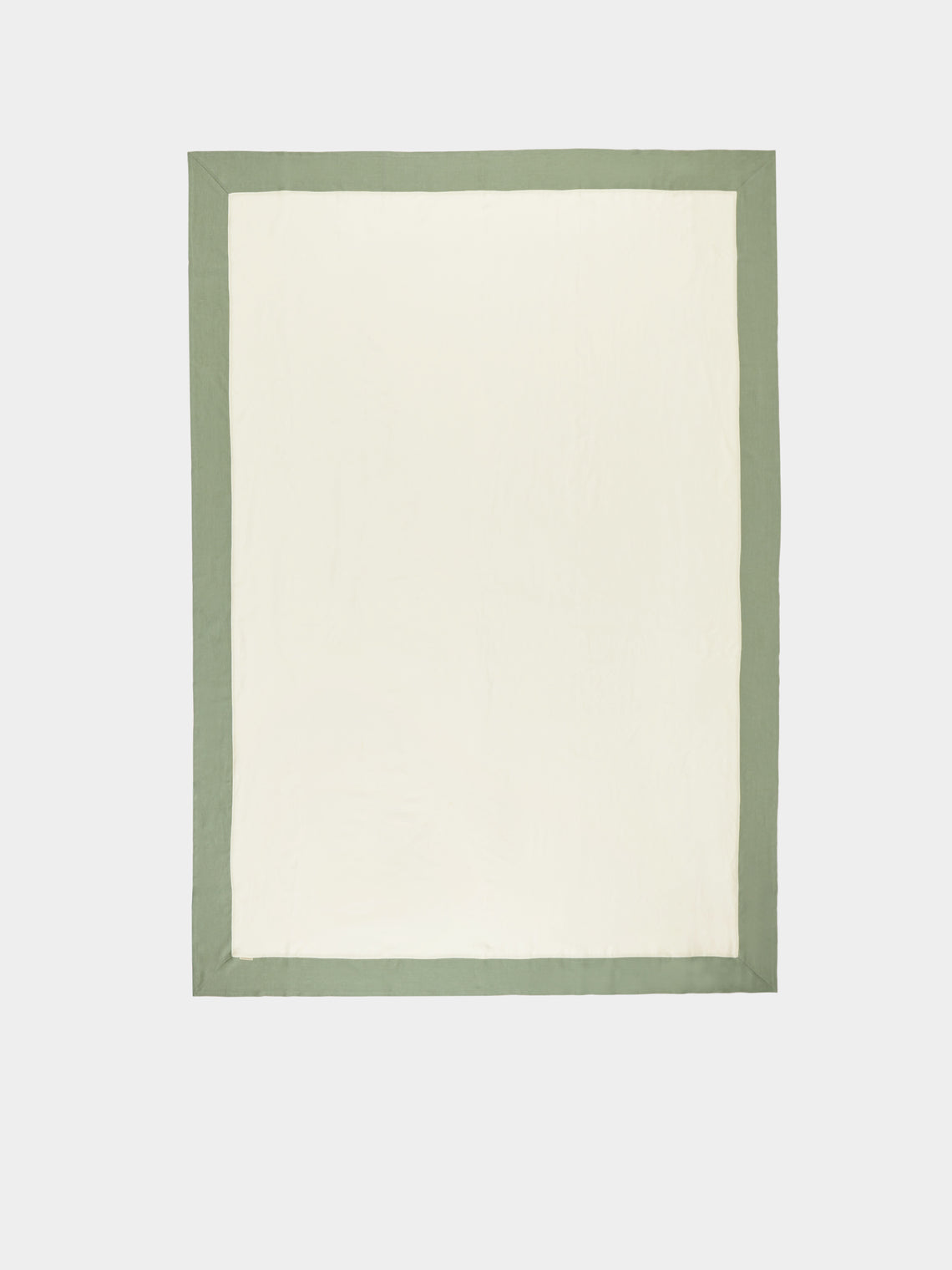 Borgo delle Tovaglie - Bauhaus Linen Rectangular Tablecloth - White - ABASK