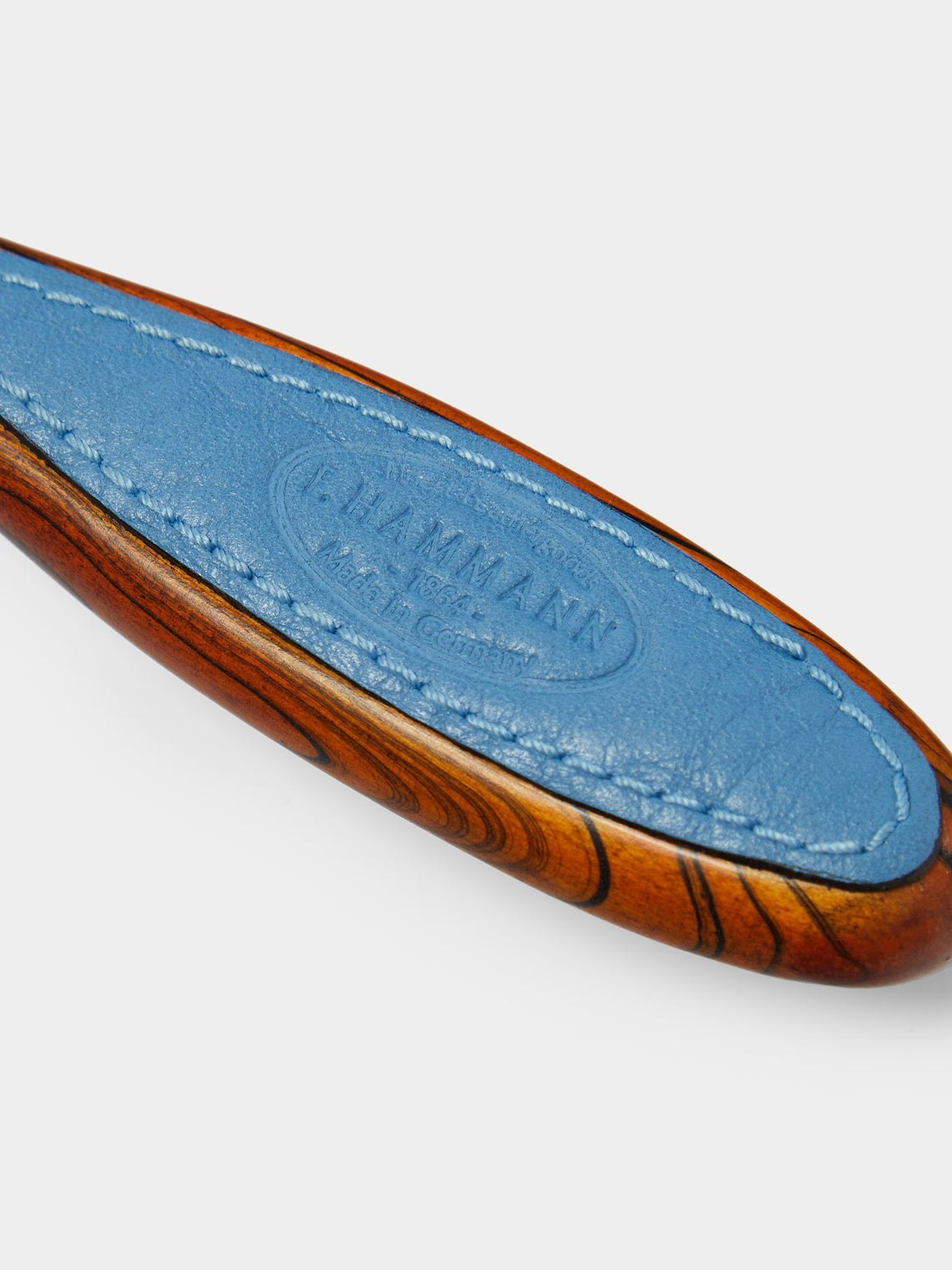 Leather Cabinet-Style Hairbrush