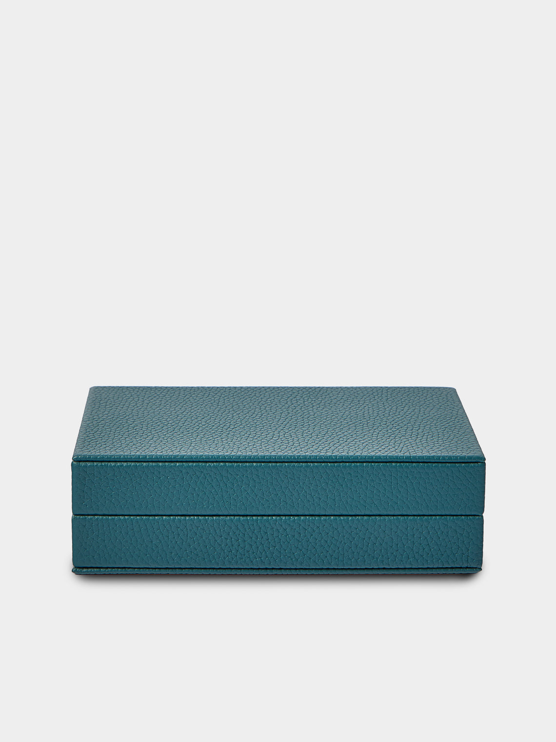 Belotier - Leather Playing Cards Box - Blue - ABASK