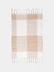 Lena Rewell - Relax Handwoven Mohair Blanket (71in/1.8m) - White - ABASK