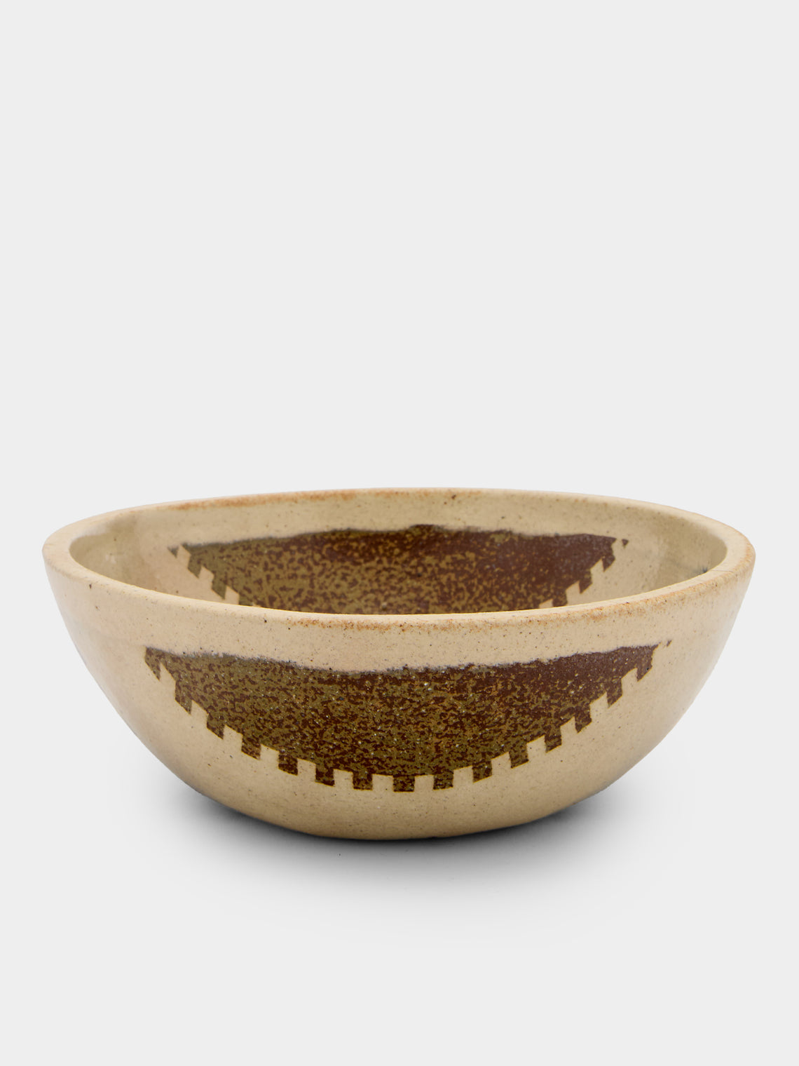 Makidani-gama - No. 1 Nerikomi Ceramic Large Bowls (Set of 6) - Multiple - ABASK