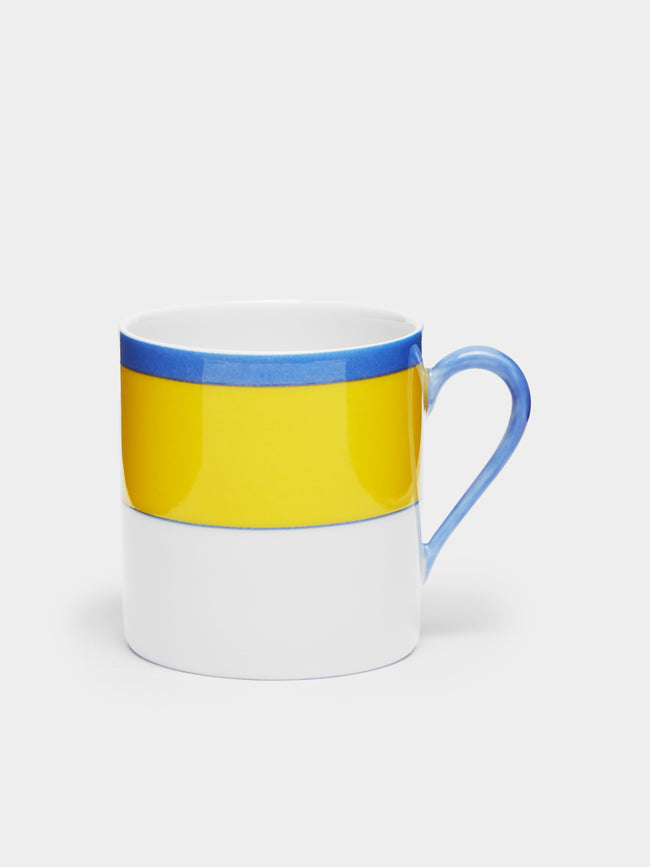 Robert Haviland & C. Parlon - Monet Porcelain Coffee Cup and Saucer (Set of 2) - Yellow - ABASK - 